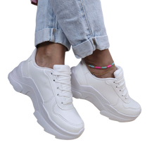 Tênis Feminino Tratorado Luxe Fit – Sneaker Plataforma Confortável e Resistente