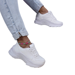 Tênis Feminino Tratorado Luxe Fit – Sneaker Plataforma Confortável e Resistente