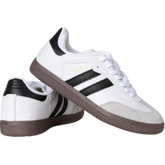 Tênis Feminino Boutique Lux – Couro Branco & Preto com Sola Reta Premium
