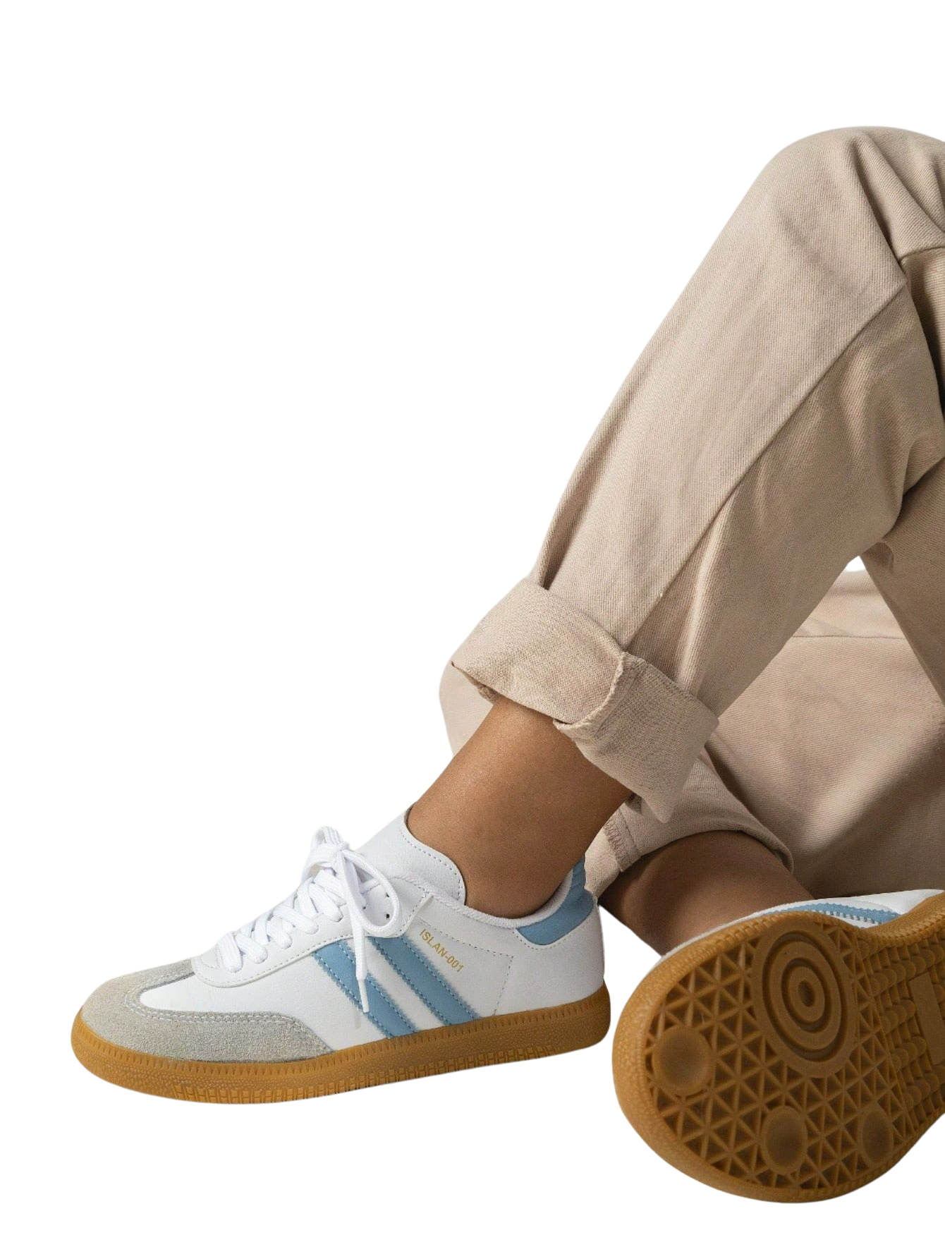 Tênis Feminino Boutique Lux – Couro Branco & Preto com Sola Reta Premium