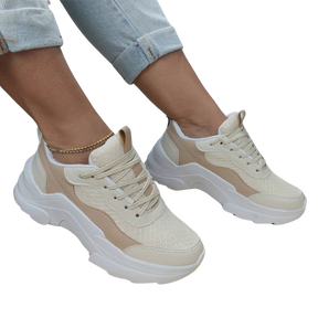Tênis Feminino Tratorado Luxe Fit – Sneaker Plataforma Confortável e Resistente