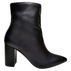 Bota Feminina Cano Curto Salto Médio Grosso – Ellas Online