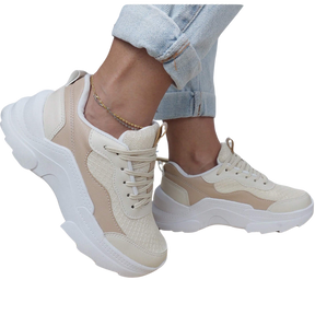 Tênis Feminino Tratorado Luxe Fit – Sneaker Plataforma Confortável e Resistente