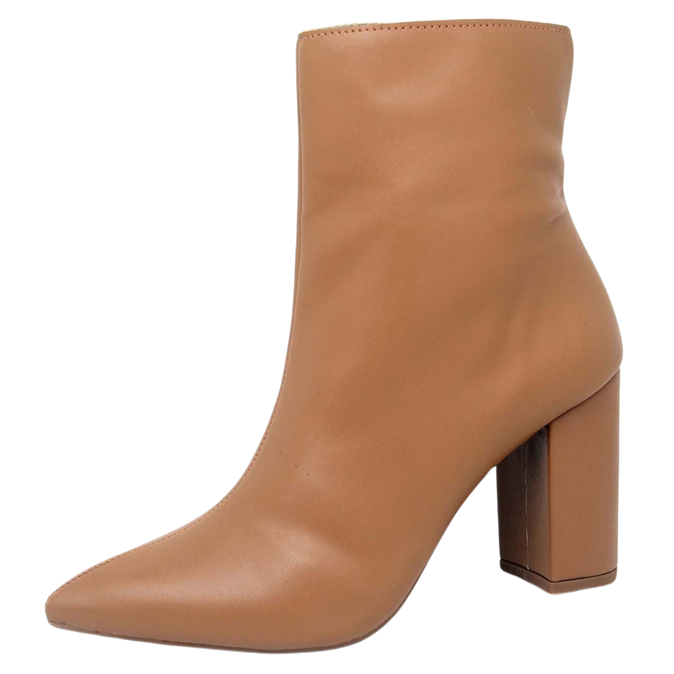 Bota Feminina Cano Curto Salto Médio Grosso – Ellas Online