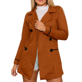 Casaco Luxo Sobretudo Feminino - Moda Inverno